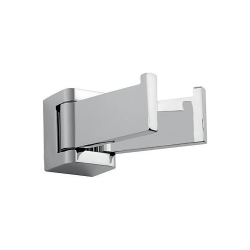 Akcesoria łazienkowe wieszak punktowy podwójny Gedy seria Glamour 5728