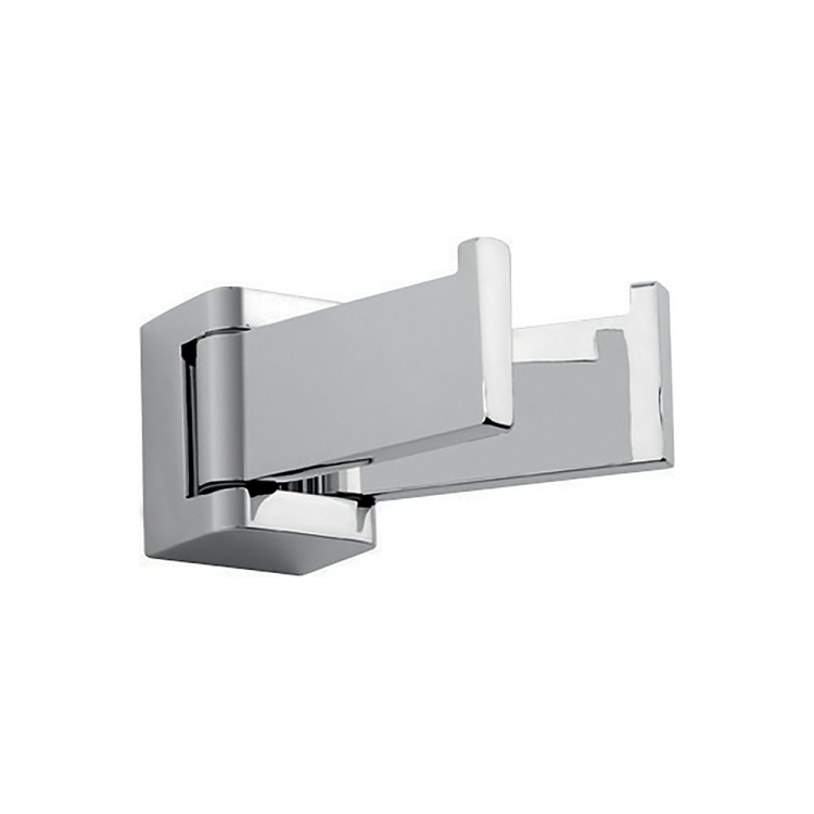 Akcesoria łazienkowe wieszak punktowy podwójny Gedy seria Glamour 5728