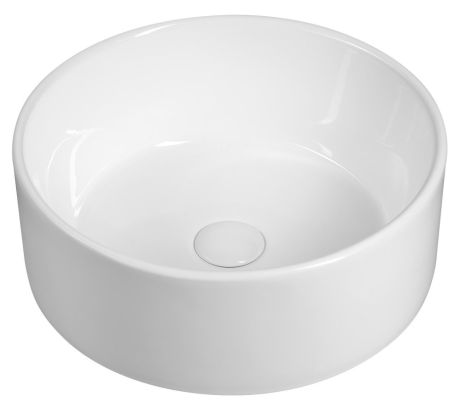 Przejdź do produktu Umywalka ceramiczna nablatowa, średnica 40cm, biały