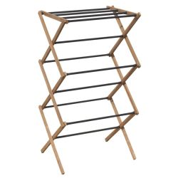 CIKCAK składany stojak na ręczniki 73x97x39cm, drewno jesionowe