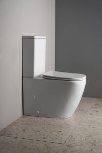 IMALA kompakt WC, Vortex Rimless, odpływ poziomy/pionowy, biały