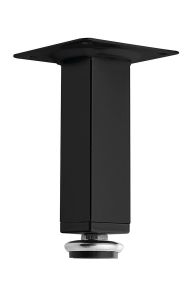 ZOJA nóżka o regulowanej wysokość, wysokość 100-110mm, czarny mat