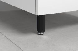 ZOJA nóżka o regulowanej wysokość, wysokość 100-110mm, czarny mat