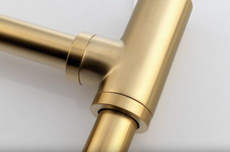 Przejdź do produktu Syfon umywalkowy 5/4", odpływ 32mm, złoto mat
