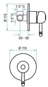 bateria umywalkowa podtynkowa Emmevi Laguna.JPG