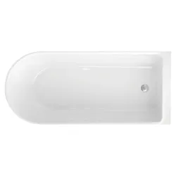 Wanna wolnostojąca przyścienna 170x75 cm Murena Polimat 00739 biały połysk