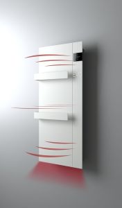 ONSEN EVO elektryczny grzejnik łazienkowy 400x900mm, 1000 W, biały