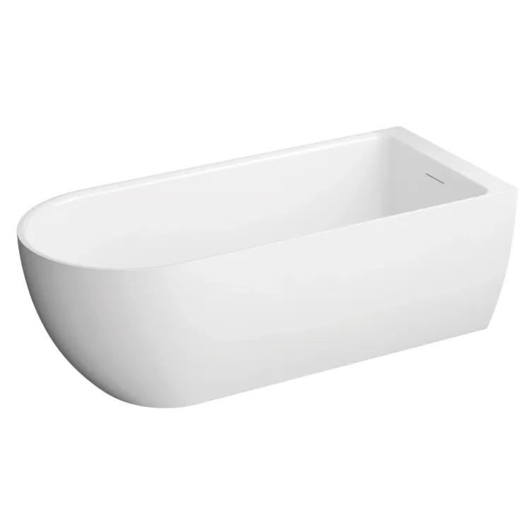 Wanna wolnostojąca przyścienna 170x75 cm Murena Polimat 00739 biały mat