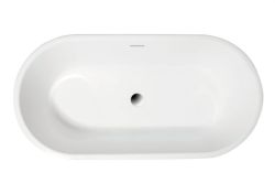 Wanna wolnostojąca 150x75 cm AMONA NEW Polimat 00055 biały