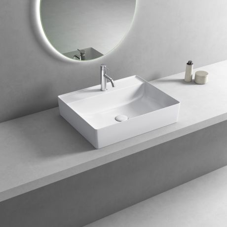 Przejdź do produktu CALLIS umywalka ceramiczna 52x42cm, biały