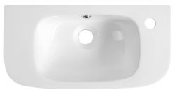KIA umywalka ceramiczna 49x25cm, biały