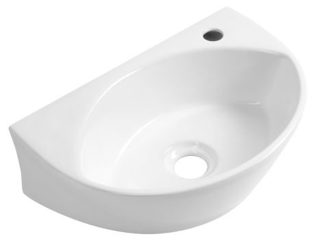 Przejdź do produktu LIZA umywalka ceramiczna 40x27cm, biały