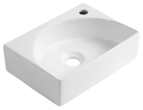 Przejdź do produktu RUBIC umywalka ceramiczna 34x25cm, biały