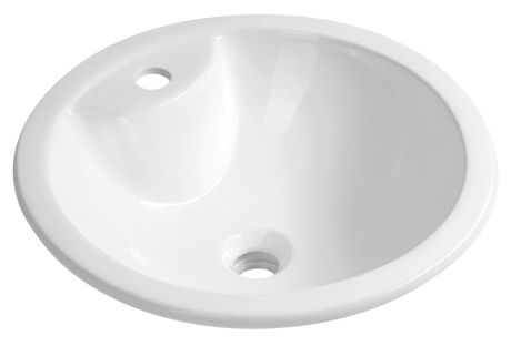 Przejdź do produktu SHIPRA umywalka ceramiczna wpuszczana, średnica 46cm, biały