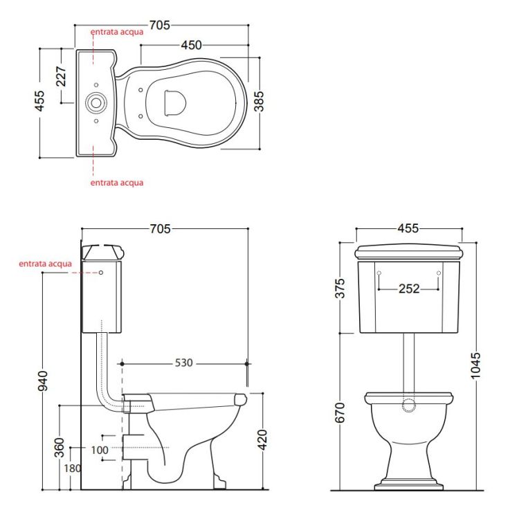 Kompakt wc retro kerasan dolnopłuk odpływ prosty w ścianę rysunek.JPG