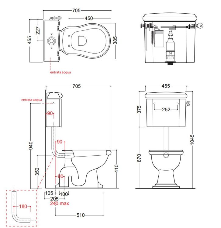 Kerasan kompakt wc dolnopłuk odpływ w podłgę rysunek techniczny.JPG