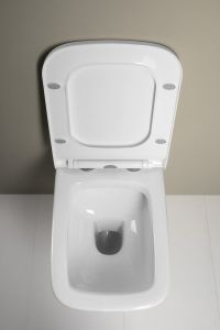 SPAZIA WC misa wisząca, 34x53cm, biały