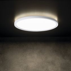 AZPO lampa sufitowa LED, średnica 225mm, 11,8W, 3000/4000/6000K, IP54, biały