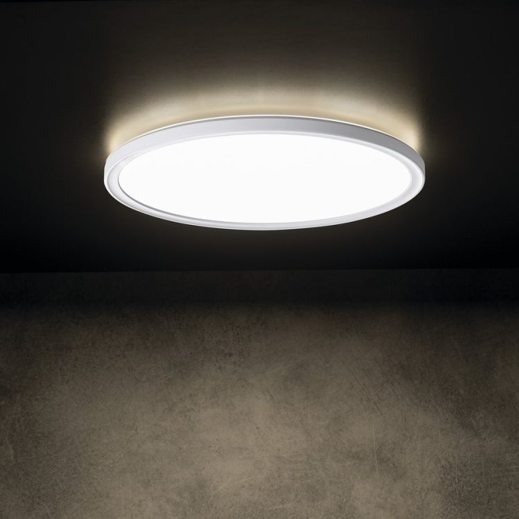 AZPO lampa sufitowa LED, średnica 225mm, 11,8W, 3000/4000/6000K, IP54, biały