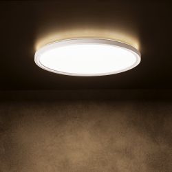 AZPO lampa sufitowa LED, średnica 225mm, 11,8W, 3000/4000/6000K, IP54, biały