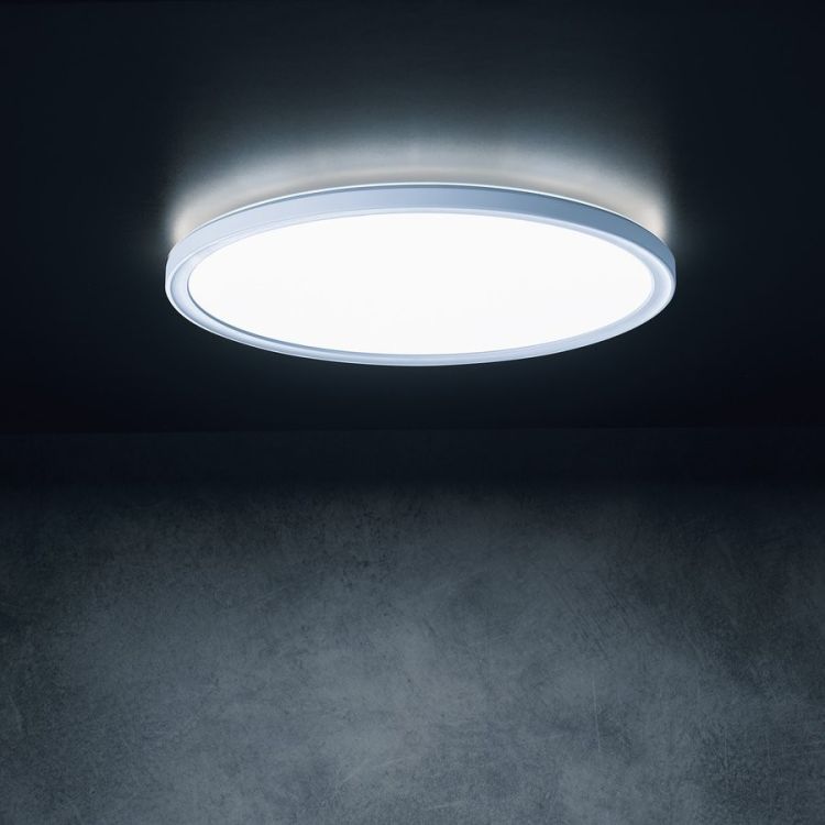 AZPO lampa sufitowa LED, średnica 290mm, 18,5W, 3000/4000/6000K, IP54, biały
