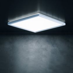 AZPO lampa sufitowa LED 225x225mm, 12,3W, 3000/4000/6000K, IP54, biały