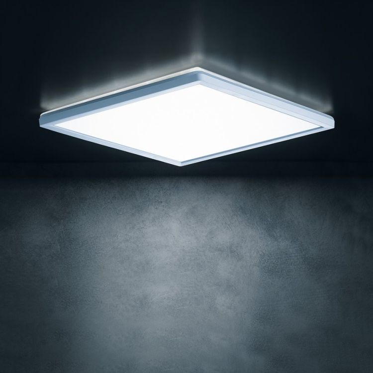 AZPO lampa sufitowa LED 225x225mm, 12,3W, 3000/4000/6000K, IP54, biały