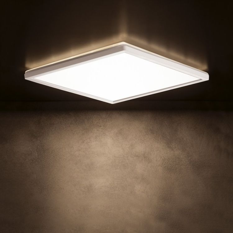 AZPO lampa sufitowa LED 300x300mm, 17,5W, 3000/4000/6000K, IP54, biały