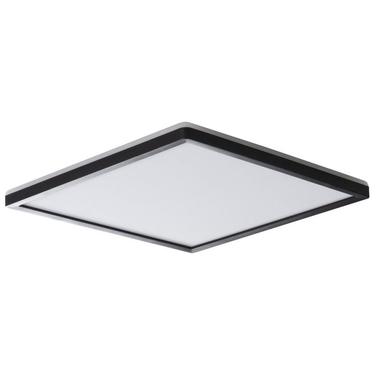 AZPO lampa sufitowa LED 420x420mm, 22W, 3000/4000/6000K, IP54, czarny mat