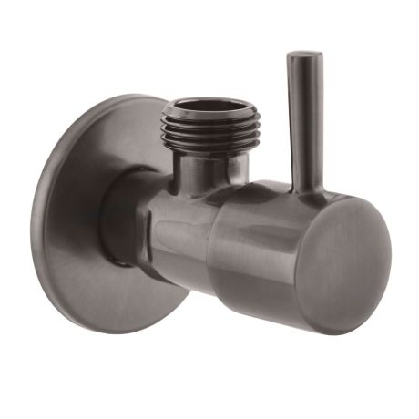 Przejdź do produktu Zawór narożny z ceramicznym pokrywem 1/2"x3/8", gun metal
