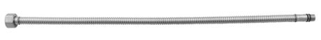Przejdź do produktu Przyłącze ze stali nierdzewnej, rura spiralna, M10x3/8", 40cm, chrom
