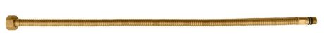 Przejdź do produktu Przyłącze ze stali nierdzewnej, rura spiralna, M10x3/8", 40cm, złoto mat