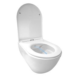 Miska WC z funkcją bidetu 35x52 cm bezrantowa Aquaduo Nicole NIC