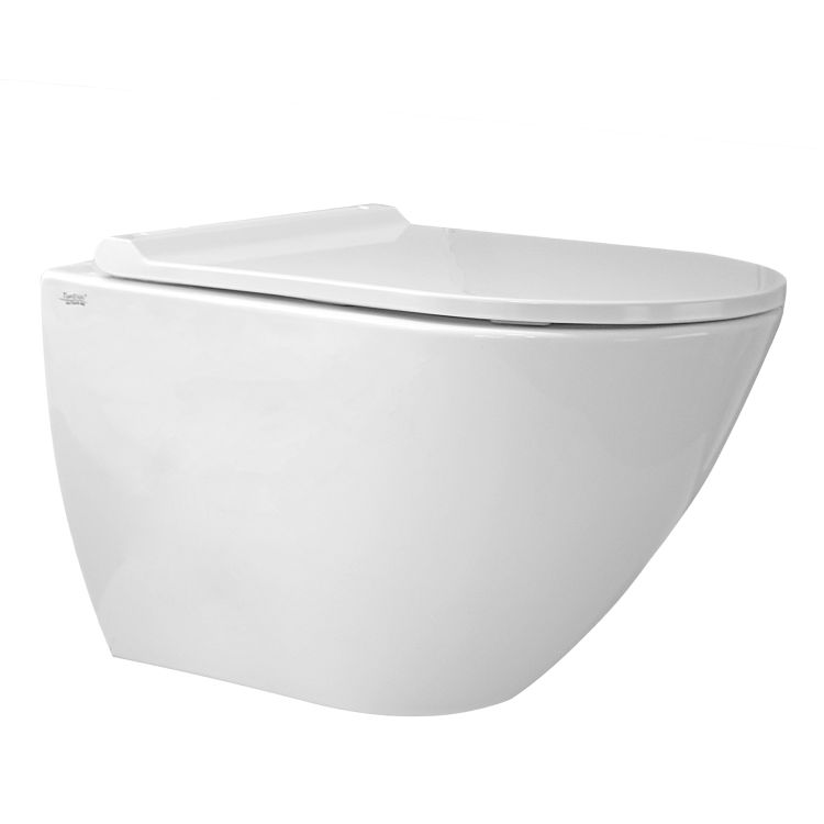 Miska WC z funkcją bidetu 35x52 cm bezrantowa Aquaduo Nicole NIC