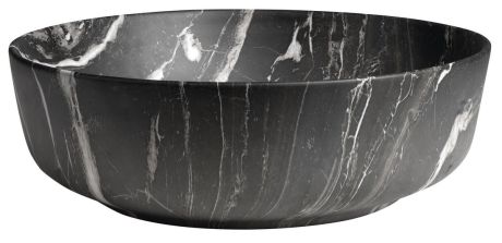 Przejdź do produktu RONDEA umywalka ceramiczna nablatowa średnica 41cm, carnico marmor