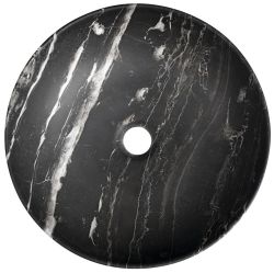 RONDEA umywalka ceramiczna nablatowa średnica 41cm, carnico marmor
