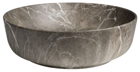 Przejdź do produktu RONDEA umywalka ceramiczna nablatowa średnica 41cm, breccia marmur