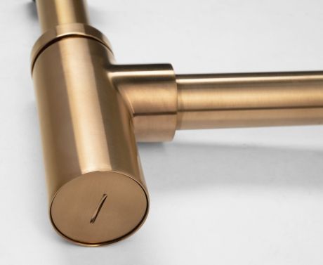 Przejdź do produktu Syfon umywalkowy 5/4", odpływ 32mm, miedź mat