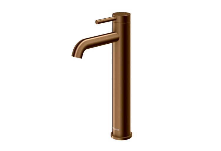 Bateria umywalkowa nablatowa 29 cm wysoka Kohlman Axel QB170ABC Miedź szczotkowana (id: 83339)