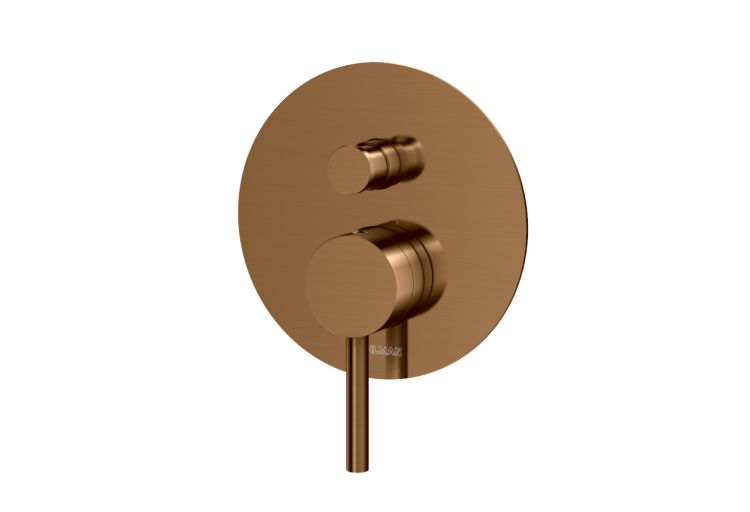 Zestaw prysznicowy z okrągłą deszczownicą 25 cm, słuchawką prysznicową i baterią podtynkową Kohlman Axel QW210ABCR25 (id: 83403)