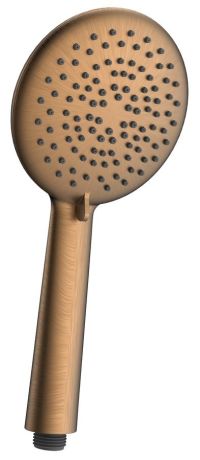 Przejdź do produktu Główka masażowa do prysznica, 5 funkcji, silikonowe dysze, średnica 120mm, ABS/miedź mat