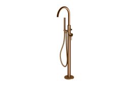 Bateria wannowa wolnostojąca 111,5 cm Kohlman Axel QF1165ABC miedź szczotkowana (id: 83436)