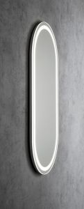 NYX lustro owalne z oświetleniem LED 45x90cm