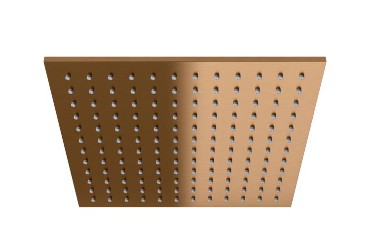 Deszczownica okrągła 25x25 cm Kohlman Axel Q25EBC miedź szczotkowana (id: 83445)