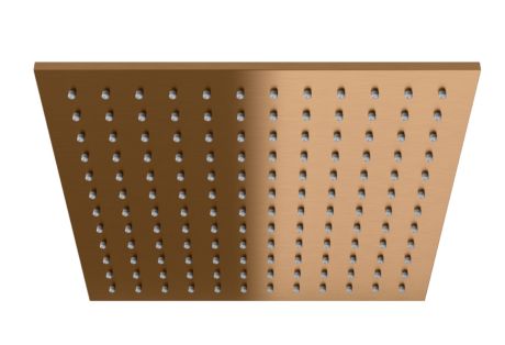Przejdź do produktu Deszczownica kwadratowa 30x30 cm Kohlman Axel Q30EBC miedź szczotkowana 