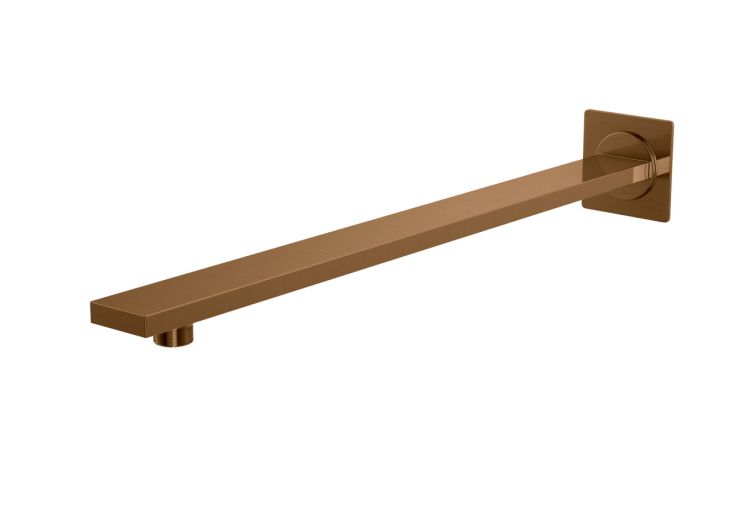 Ramię deszczownicy kwadratowe 40 cm Kohlman Axel WQEBC miedź szczotkowana (id: 83448)