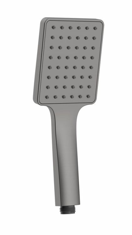 Słuchawka prysznicowa, 245mm, silikonowe dysze, ABS/gun metal