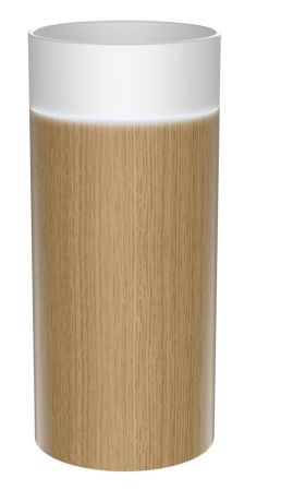 Przejdź do produktu OASIS umywalka ceramiczna wolnostojąca ø 40x89cm, biała/dąb Alabama