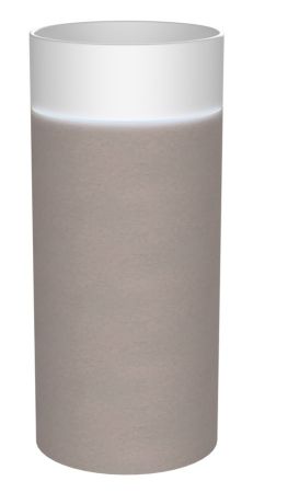 Przejdź do produktu OASIS umywalka ceramiczna wolnostojąca ø 40x89cm, biała/beton pearl grey