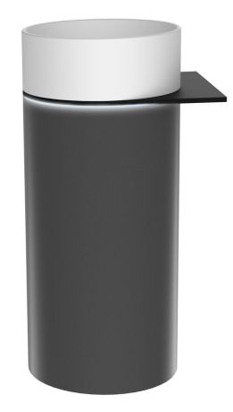 Przejdź do produktu OASIS Umywalka ceramiczna wolnostojąca 40x89x48cm, półka ścienna, carina